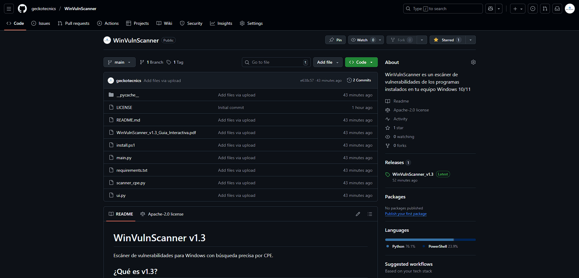 WinVulnScanner 1.3: ¡Seguridad del software en Windows!