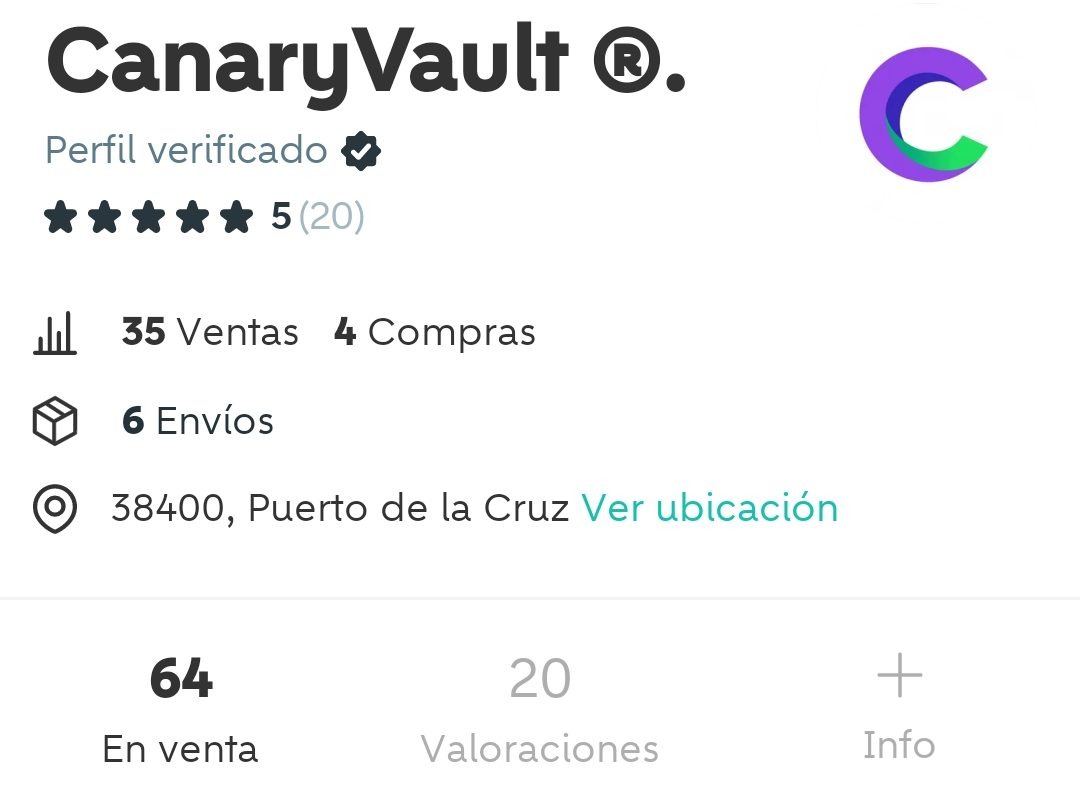 ¡CanaryVault en Wallapop!